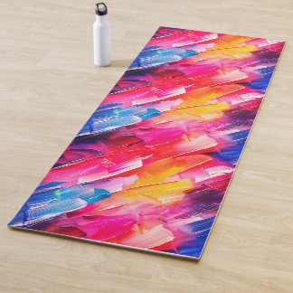 Pinselstriche 2 Muster Yogamatte