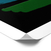 Pinselstriche #5 (V.2) Poster (Ecke)