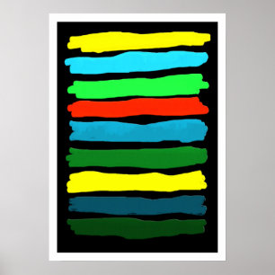 Pinselstriche #5 (V.2) Poster