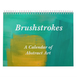 Pinselstriche Abstract Art Kalender