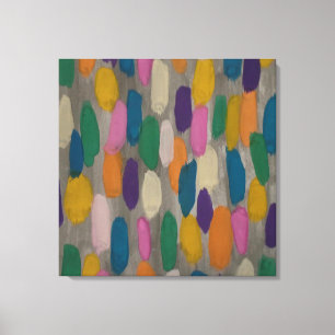 Pinselstriche Abstrakt Art Canvas Print Leinwanddruck