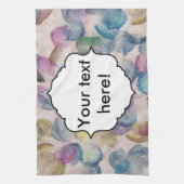 Pinselstriche abstraktes Design Geschirrtuch (Vertikal)