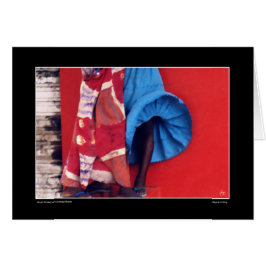 Pinselstriche an der senegalesischen Winde