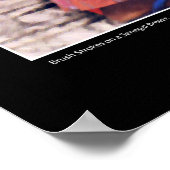 Pinselstriche an der senegalesischen Winde Poster (Ecke)