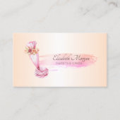 Pinselstriche Bäckereiwerkzeug, Taschen-Blume Visitenkarte (Vorderseite)