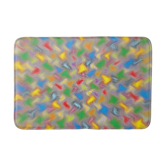 Pinselstriche Badematte (Vorderseite)