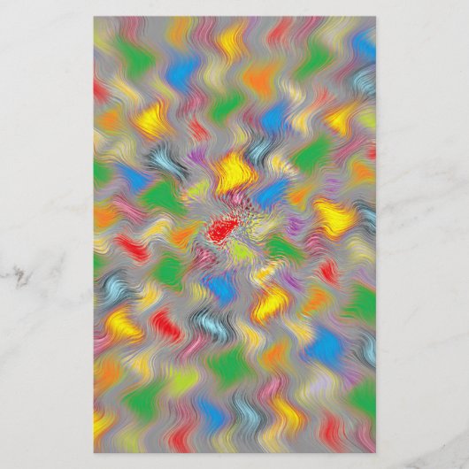 Pinselstriche Briefpapier (Vorderseite)