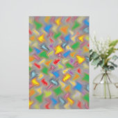 Pinselstriche Briefpapier (Stehend Vorderseite)