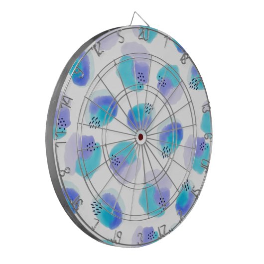 Pinselstriche Dartscheibe (Vorderseite Links)