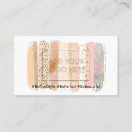 Pinselstriche Farbe Farbe Farbe Farbe Visitenkarte