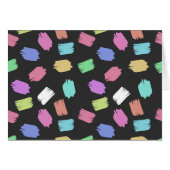 Pinselstriche, farbenfrohe Pinselstriche (Vorderseite (Horizontal))