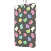 Pinselstriche, farbenfrohe Pinselstriche Autolufterfrischer (Links)