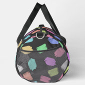 Pinselstriche, farbenfrohe Pinselstriche Duffle Bag (Rechts)