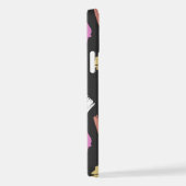 Pinselstriche, farbenfrohe Pinselstriche iPhone Hülle (Rechte Seite)