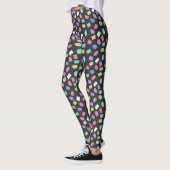 Pinselstriche, farbenfrohe Pinselstriche Leggings (Links)