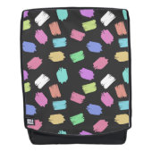 Pinselstriche, farbenfrohe Pinselstriche Rucksack (Vorderseite)