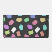 Pinselstriche, farbenfrohe Pinselstriche Schreibtischunterlage (Vorderseite)