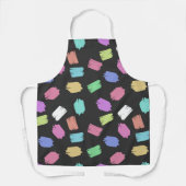 Pinselstriche, farbenfrohe Pinselstriche Schürze (Vorderseite)