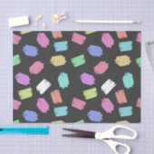 Pinselstriche, farbenfrohe Pinselstriche Seidenpapier (Handwerk)