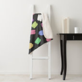 Pinselstriche, farbenfrohe Pinselstriche Sherpadecke (Beispiel)