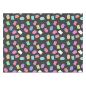 Pinselstriche, farbenfrohe Pinselstriche Tischdecke (Vorderseite (Horizontal))