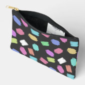 Pinselstriche, farbenfrohe Pinselstriche Zubehörtasche (Offen)