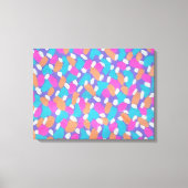 Pinselstriche Frühling Abstrakte Kunst drucken Leinwanddruck (Vorderseite)