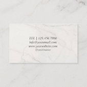 Pinselstriche Fuchsia Visitenkarte (Rückseite)