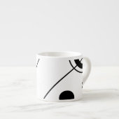 Pinselstriche für abstrakte Kunst Espressotasse (Vorderseite Rechts)