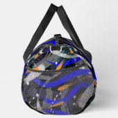 Pinselstriche für geometrische Elemente in Collage Duffle Bag (Rechts)