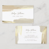 Pinselstriche für Pinselstriche Visitenkarte (Vorne/Hinten)