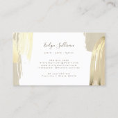 Pinselstriche für Pinselstriche Visitenkarte (Rückseite)