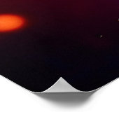 Pinselstriche für strahlende Träume Poster (Ecke)