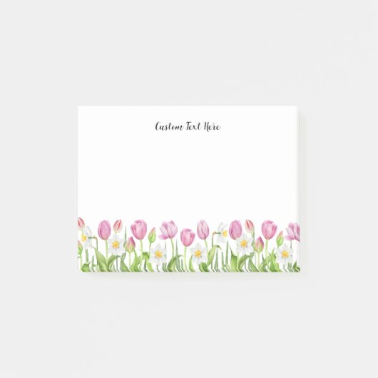 Pinselstriche für Wasserfarben Benutzerdefinierter Post-it Klebezettel (Vorderseite)