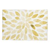 Pinselstriche für Wasserfarben - gelb Kissenbezug (Rückseite)