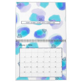 Pinselstriche für Wasserfarben Kalender (Jan 2026)