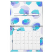 Pinselstriche für Wasserfarben Kalender (Feb 2026)