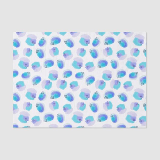 Pinselstriche für Wasserfarben - Papiertücher Seidenpapier (Vorderseite)