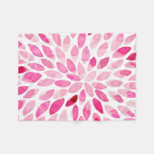 Pinselstriche für Wasserfarben - rosa Palette Fleecedecke (Vorderseite (Horizontal))
