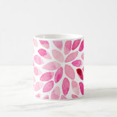 Pinselstriche für Wasserfarben - rosa Palette Kaffeetasse (Mittel)