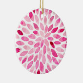 Pinselstriche für Wasserfarben - rosa Palette Keramikornament (Rechts)