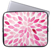 Pinselstriche für Wasserfarben - rosa Palette Laptopschutzhülle (Vorderseite)