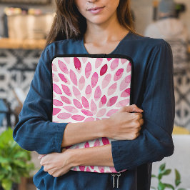 Pinselstriche für Wasserfarben - rosa Palette Laptopschutzhülle