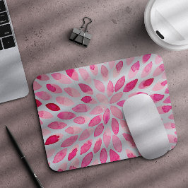 Pinselstriche für Wasserfarben - rosa Palette Mousepad