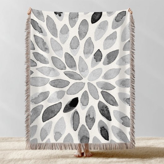 Pinselstriche für Wasserfarben - Schwarzweiß Decke