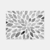 Pinselstriche für Wasserfarben - Schwarzweiß Fleecedecke (Vorderseite (Horizontal))