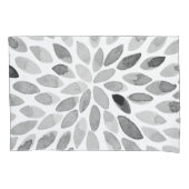 Pinselstriche für Wasserfarben - Schwarzweiß Kissenbezug (Vorderseite)