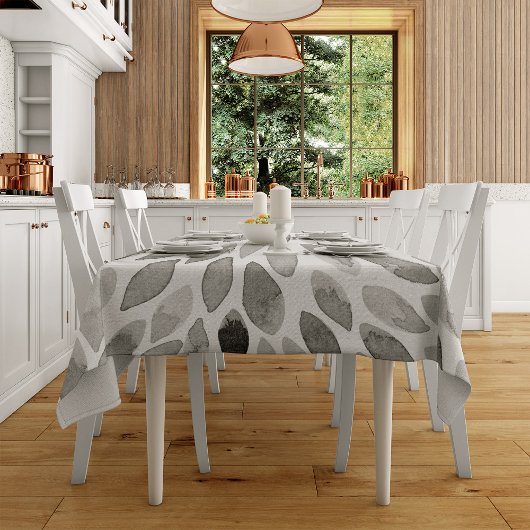 Pinselstriche für Wasserfarben - Schwarzweiß Tischdecke