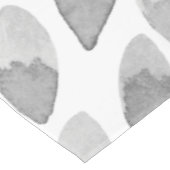 Pinselstriche für Wasserfarben - Schwarzweiß Tischdecke (Schrägansicht)