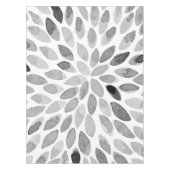 Pinselstriche für Wasserfarben - Schwarzweiß Tischdecke (Vorderseite)